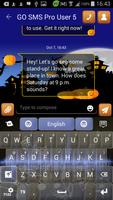 Pumpkin SMS Theme 스크린샷 3