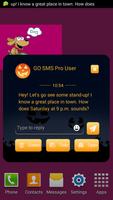 Pumpkin GO SMS poster