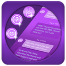 Purple SMS Theme APK