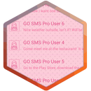 Pink GO SMS Theme APK