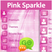 GO SMS Pink Sparkle