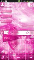 GO SMS Pink Sparkle پوسٹر