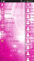 GO SMS Pink Sparkle اسکرین شاٹ 2