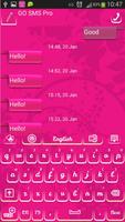 GO SMS Super Pink imagem de tela 1