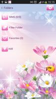 GO SMS Wild Flowers capture d'écran 1