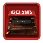 Caramel SMS Art Zeichen