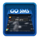 Chic grey SMS Art icon