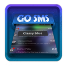Classy blue SMS Art APK