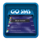 Blue twist icon