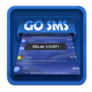 Blue cloth SMS Art APK