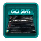 Black shadow SMS Art ikon