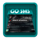 Black shadow SMS Art 아이콘