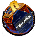 Blue power SMS Cover