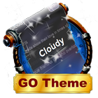 Nublado SMS Diseño icono