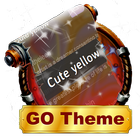 Cute yellow-icoon