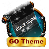Black night SMS Layout ikon