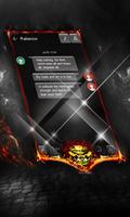 Black night SMS Layout اسکرین شاٹ 1