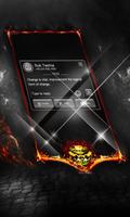 Black night SMS Layout اسکرین شاٹ 2