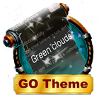 Green clouds SMS Layout আইকন