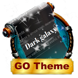 Galaxia oscura SMS Diseño icono