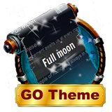 Luna llena SMS Diseño icono