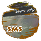 Neon sky S.M.S. Skin Zeichen