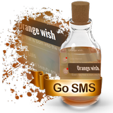 Orange wish S.M.S. Skin icône