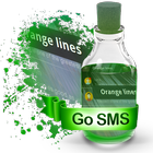 Оранжевые линии GO SMS иконка