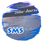 Blue burst icon