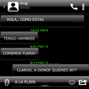 THEME FOR GO SMS BLACK GLASS APK