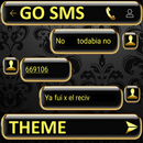 THEME FOR GO SMS GOLD GLASS APK