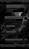 THEME GO SMS DARK SPACE poster