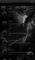 THEME GO SMS DARK SPACE screenshot 2