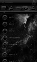 THEME GO SMS DARK SPACE screenshot 3