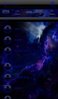 THEME GO SMS DARK SPACE BLUE screenshot 3