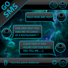 THEME GO SMS DARK SPACE HOLO icon