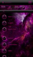 THEME GO SMS DARK SPACE PINK screenshot 3