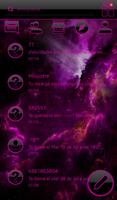 THEME GO SMS DARK SPACE PINK screenshot 2