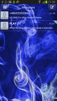 Blue Smoke - GO SMS Pro Theme Affiche
