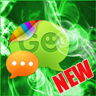 Green Smoke Theme for GO SMS icône