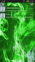 Green Smoke Theme for GO SMS Affiche