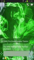 Green Smoke Theme for GO SMS capture d'écran 1