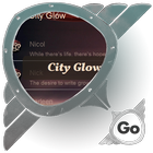 City Glow GO SMS icône