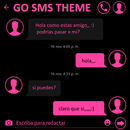 THEME FOR GO SMS PURE METRO PINK APK