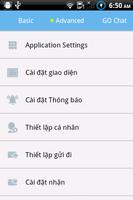 GO SMS Pro Vietnamese language capture d'écran 1