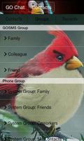 3 Schermata Go SMS Pro Angry BirdsR theme