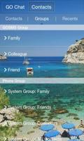 GO SMS Pro Summer  Beach اسکرین شاٹ 2