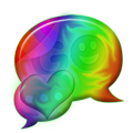 Rainbow Hearts Theme GO SMS