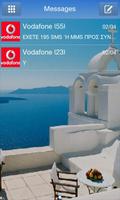 GO SMS Pro Santorini Theme penulis hantaran