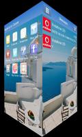 GO SMS Pro Santorini Theme syot layar 3